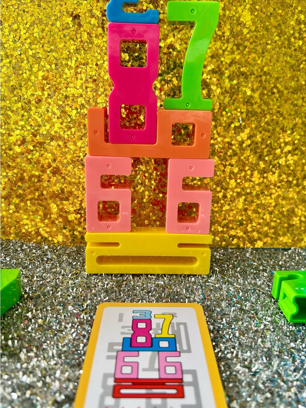 Stacking Number Blocks Toy - Multicolor